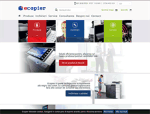 Tablet Screenshot of ecopier.ro